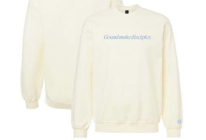 Encounter Disciples Hoodie - Cream (Go and Make Disciples) mockup