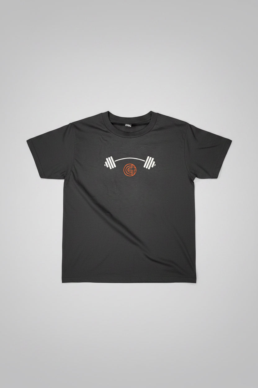 Discipline Tee — Red on Black