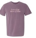 Encounter Puff Tee - Violet (Less of Me, More of Him) mockup