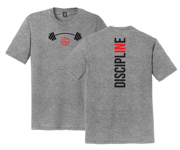 Discipline T-Shirt- Frost Grey